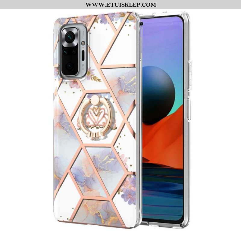 Etui do Xiaomi Redmi Note 10 Pro Kwiaty Wspornika Pierścieniowego